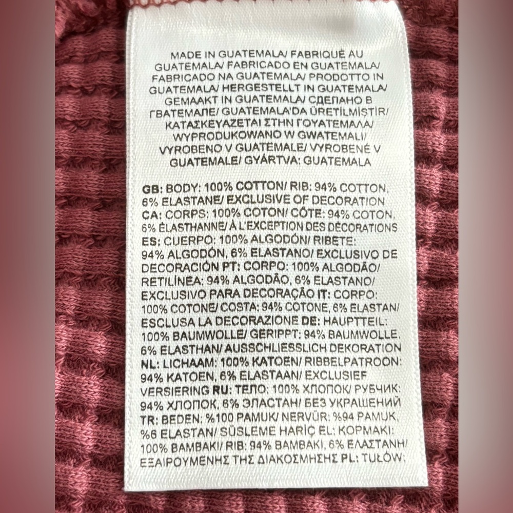 WOMENS THE NORTH FACE WAFFLE SHIRT, size M - Picture 6 of 10